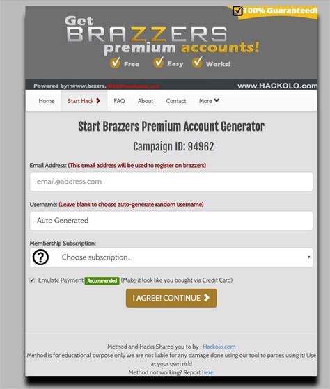 Access and share logins for brazziers.com. To add a login to this list: register a fake account then share it. 